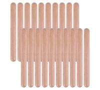 Papiivan 20Pieces 8 Inch Music Lummi Sticks Classical Wood Claves Percussion Instrument Musical Sticks