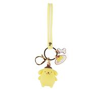 PaPiJoJo Cute Keychain Kawaii Anime Keychain, Hello Kitty, My Melody,Kuromi,Keroppi, Badtz-Maru, Cinnamoroll, Pompompurin, Pompompurin, S