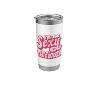 Papillary Warrior Too Sexy for My Thyroid Cancer Awareness Stainless Steel Insulated Tumbler