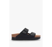 PAPILLIO Arizona Pap Flex Platform Birko-Flor Black Mules Size: 37, Co
