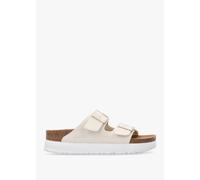 PAPILLIO Arizona Pap Flex Platform Birko-Flor Eggshell Mules Size: 41,