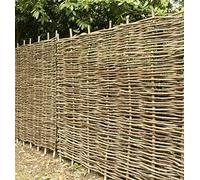 Papillon 5 Pack Premium Hazel Hurdle Garden Fence Panels Wattle Fencing Panel 1.37m x 1.8m (4ft 6in x 6ft)
