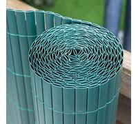 Papillon Artificial Green Bamboo Cane Plastic Garden Fence Screening Roll Privacy Border 4m x 1m (13ft 1in x 3ft 3in)