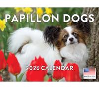Papillon Calendar 2026 Monthly Wall Calender 12 Month | American Made In The USA