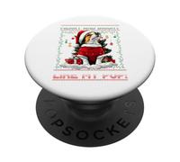 Papillon Christmas Tree Lights Decorations Dog Lover Xmas PopSockets Adhesive PopGrip