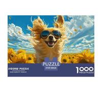 Papillon Dog 1000 Piece Puzzle For Adults And Kids Animal Whimsical Challenge Perfect for Relaxation Educational Games 38x26cm/1000pcs