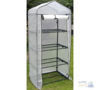 Papillon Greenhouse 4 Shelves With Net Cover cm 69x49xH 157