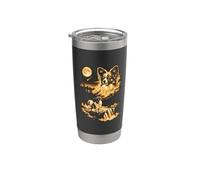 Papillon Howling to The Moon Stainless Steel Insulated Tumbler