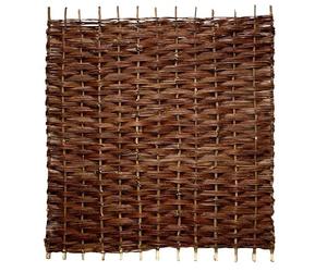 Papillon Premium Woven Willow Wicker Wattle Natural Hurdle Fence Privacy Panels Garden Screening Wooden Fencing 1.82m x 1.37m (6ft x 4ft 6in)