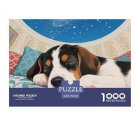 Papillon Puzzle for Adults 1000 Piece Cute Pet Dog Educational Challenge Games Challenging with Letters on Back Home Decoration Beautiful 70x50cm/1000pcs