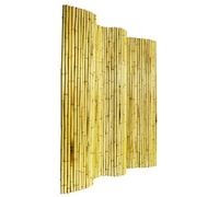 Papillon Thick White Natural Bamboo Screening Roll Privacy Border Screen Wind/Sun Protection 1.9m x 1.8m (6ft 2in x 6ft)