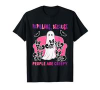 Papillons Funny Joke People Creepy Halloween Boo Owner T-Shirt