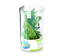 Papo 33019 Mini PLUS Dinosaurs Set 2 Tube, 6 pcs Figurine, Multicolour