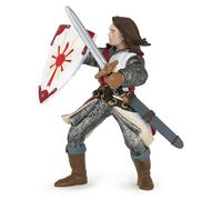 Papo 39282 Red Lancelot MEDIEVAL-FANTASY Figurine, Multicolour