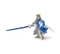 Papo 39387 Blue dragon king MEDIEVAL-FANTASY Figurine, Multicolour
