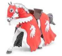 Papo - 39781 - Figurine - Horse of unicorn knight with spear, Multicolor