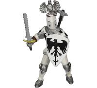 Papo 39785 White crested knight MEDIEVAL-FANTASY Figurine, Multicolour