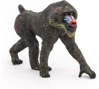 Papo 50121 Mandrill WILD ANIMAL KINGDOM Figurine, Multicolour