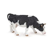 Black And White Grazing Cow - Papo Animal Wild Model 51150 Farm Toy Figures - papo animal black white cow wild model 51150 farm toy figures