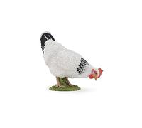 Papo FARMYARD FRIENDS Figurine, Craquelure, 51160 Pecking White Hen, Multicolour