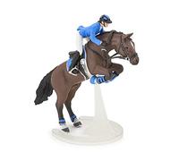 Papo 51560 Jumping Riding Girl HORSES, FOALS AND PONIES Figurine, Multicolour
