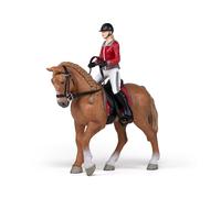 PAPO Horses and Ponies Walking Horse and Horsewoman Toy Figure