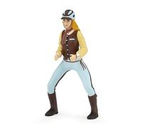 Papo Figures - Trendy riding woman blue