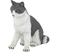 PAPO 54033 Cat Sitting Dogs Figurine, Multicolour