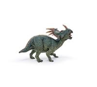Papo - Figurines Préhistoriques - 55090 - Figurine de Dinosaure - Styracosaurus Réaliste - Taille Moyenne - Multicolore - Jouet Educatif, Collection, Décoration - Pour Enfants