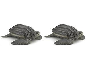 Papo 56022 "Leatherback Turtle Figure, Multicolor (Pack of 2)