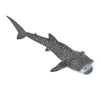 Papo - Whale Shark Figurine - Marine Animal Toy for Kids Age 3+ - Hand Painted Gentle Giant of the Ocean - Realistic Sea Life Model - Educational Plastic Fish Toy - 24.7 x 10.5 x 6.5 cm - 56039