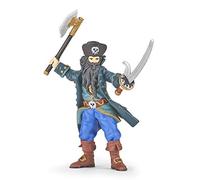 Papo - Figurine pirate - Barbe Noire, Pirate Légendaire, Toy for children from 3 Years - Immersion in Pirate Adventures and Maritime Stories