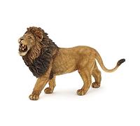 Papo - Roaring Lion - Realistic plastic figurine - 3 years old - Wildlife - Hand painted - Ultra accurate detailing - Durable and educational - Children's toy - Gift idea - roaring lion