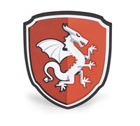 Papo Dragon Knight Shield Foam Toy, 3 to 8 Years, Red/White (20005) Papo Multicolor