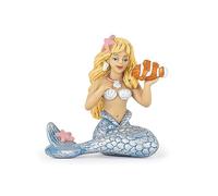Papo ENCHANTED WORLD Figurine, Solid, 39107 Mermaid Silver, Multicolour