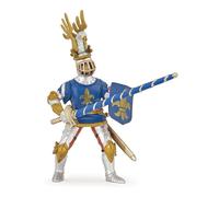 Papo MEDIEVAL-FANTASY Tiere 39788 Blue Knight Fleur de LYS Figurine, Multicolour, Medium