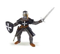 Papo Fantasy World Hospitaller Knight with Sword Toy Figure, Three Years or Above, Black (39938) Papo Multicolor