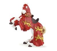 Papo Fantasy World Red King Richard's Horse Toy Figure, Three Years or Above, White/Red (39340) Papo Multicolor