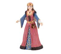 Papo- Historical figurine - Queen of the Medieval World, Elegance and Power, Children's toy from 3 years - Immersion in History and Tales of Royalty