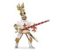 Papo Fantasy World White Knight Fleur De Lys Toy Figure (39790) Papo Multicolor