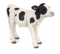 Papo Farmyard Friends Black & White Calf Toy Figure, Three Years or Above, Black/White (51149) Papo Multicolor