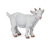 PAPO FARMYARD FRIENDS Figurine, 51146 White Kid Goat, Multicolour, 12 x 13 x 7 cm