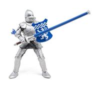 Papo - Figurine - Lion Knight with Lance, Medieval Fantasy, Children's toy from 3 years - Bravery and Chivalrous Adventures for Young Minds