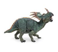 Papo - Figurines Préhistoriques - 55090 - Figurine de Dinosaure - Styracosaurus Réaliste - Taille Moyenne - Multicolore - Jouet Educatif, Collection, Décoration - Pour Enfants