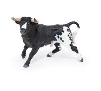 Papo 51184 Spanish Bull Black-White 14 cm Farm Animals