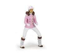 Papo HORSES, FOALS AND PONIES 52011 Winter Riding Girl Figurine, Multicolour