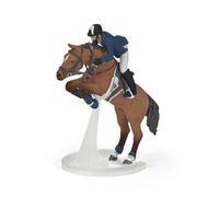 Papo Horses & Ponies Jumping Horse & Horseman Toy Figure (51562) Papo Multicolor