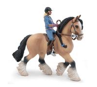Papo - Realistic Tinker And Young Rider Figure - Ages 3+ - Equestrian World Collection - Creative Play Horse Riding - Gift Idea Toy for Girls and Boys