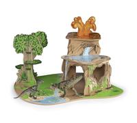 Papo - The Land of Dinosaurs - Realistic Wooden Playset - for Ages 3+ - Dinosaurs Collection - Hand Painted - Highly Detailed - Durable and Educational - Gift Idea - Collectable - dinosaur playset