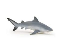 Papo - Bull Shark - Figurine - 3 years old - Marine World Collection - Hand Painted - 15x8x5 cm - Realistic and educational - Children's gift idea - bull shark toy - marine predator